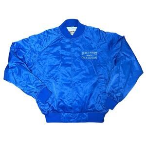 Vintage Westark Satin Jacket Men's‎ Large Blue Snap HAWHA Futurity 2004 Champion